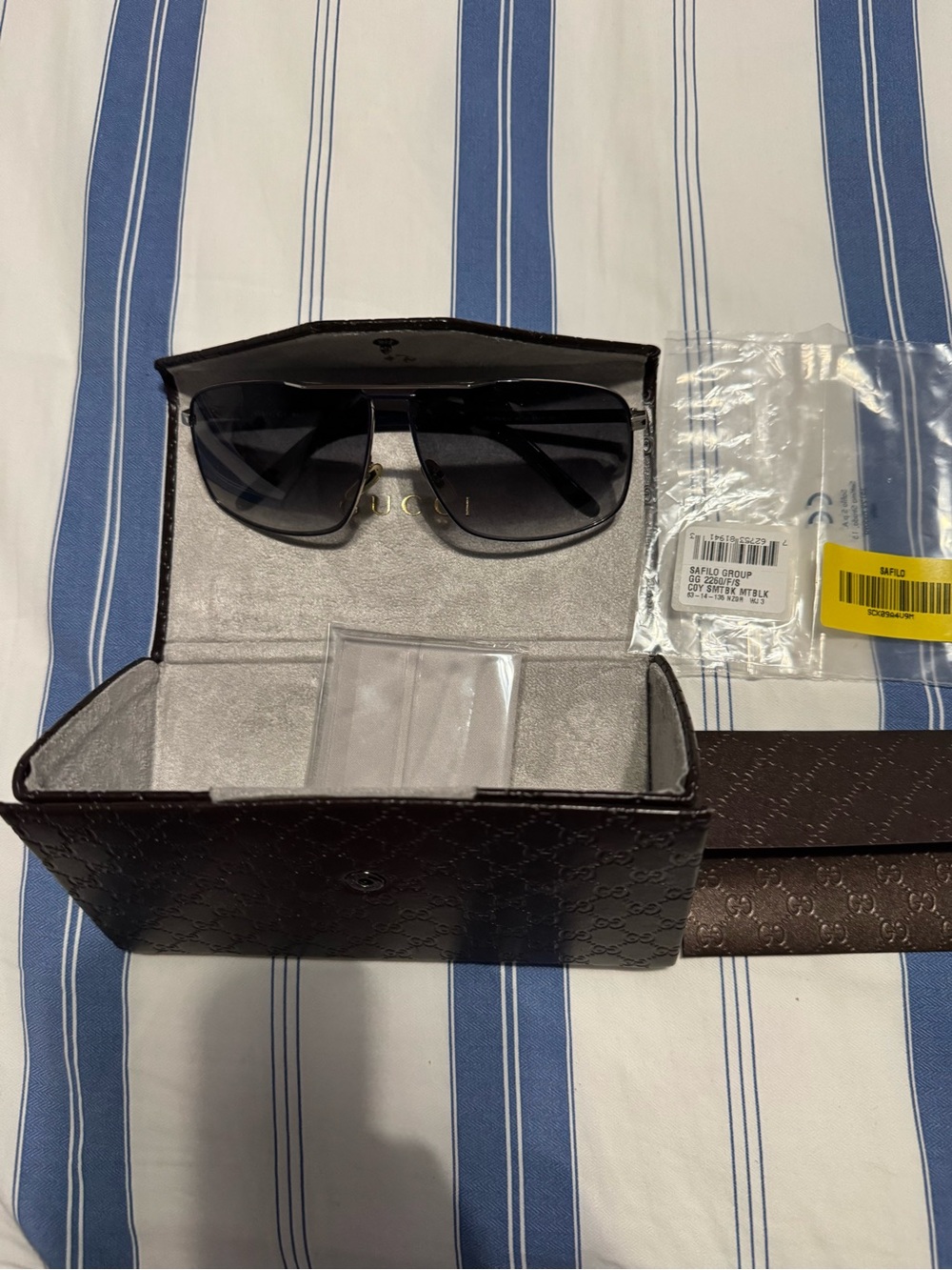 Gucci GG2260/F/S Blue & Gray Sunglasses